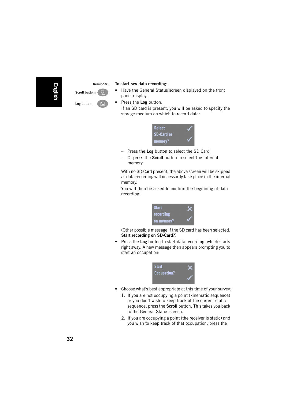 Spectra Precision SP80 User Manual | Page 38 / 68