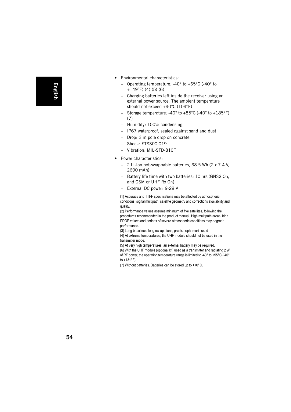 Spectra Precision SP80 User Manual | Page 60 / 68