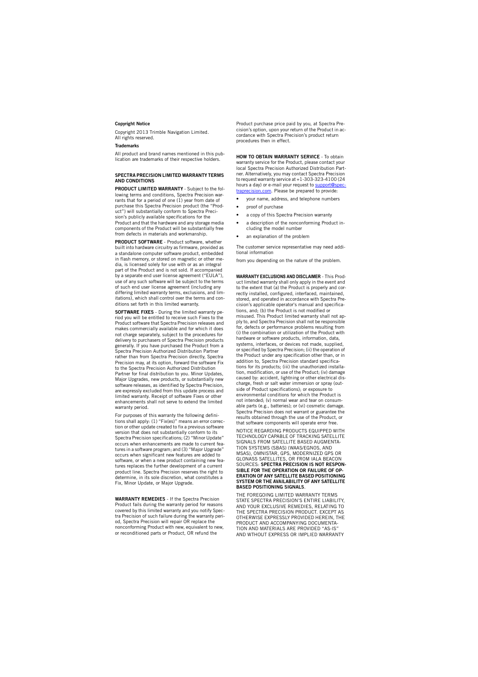 Spectra Precision MobileMapper 20 User Manual | Page 2 / 34