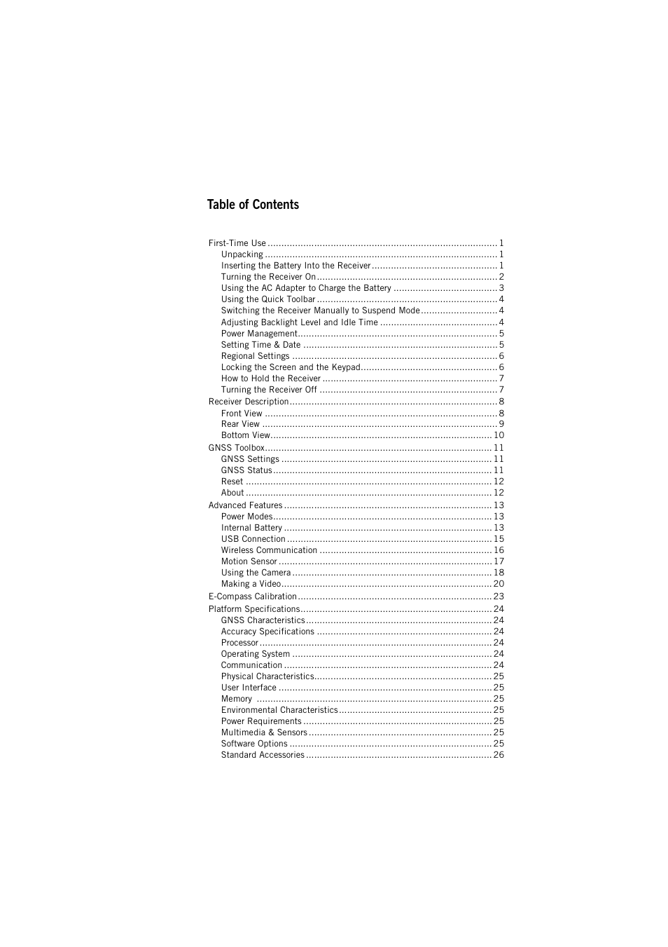 Spectra Precision MobileMapper 20 User Manual | Page 5 / 34