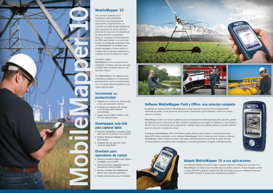 Mob ile m ap pe r 10 | Spectra Precision MobileMapper 10 User Manual | Page 2 / 3