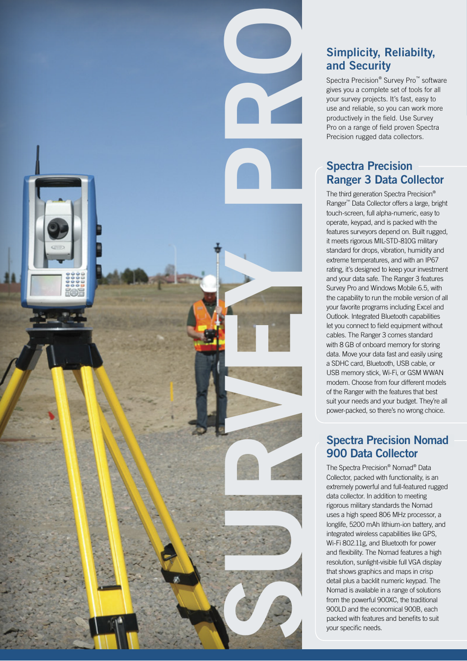 Spectra Precision Ranger 3 User Manual | Page 2 / 8