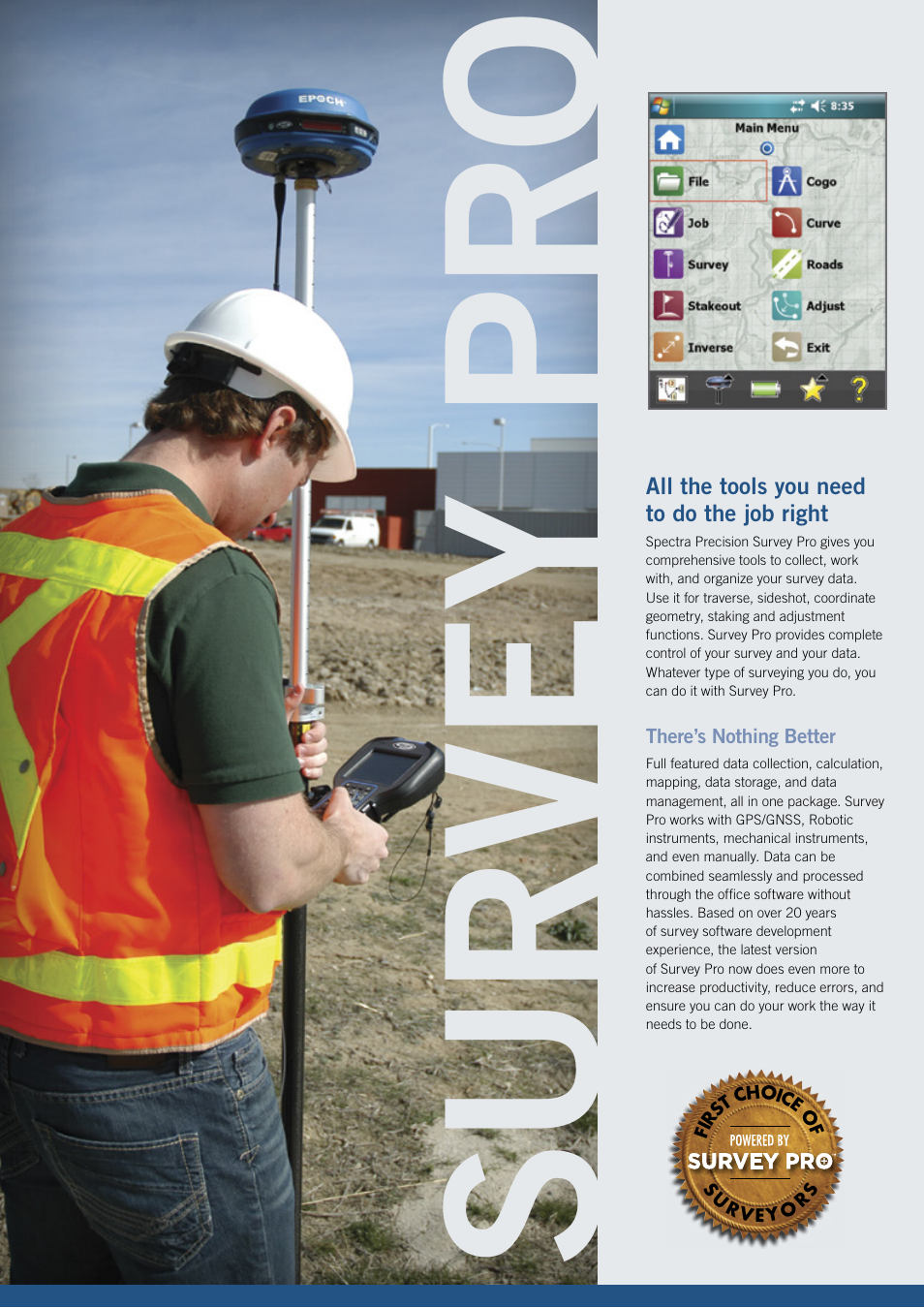 Spectra Precision Ranger 3 User Manual | Page 4 / 8