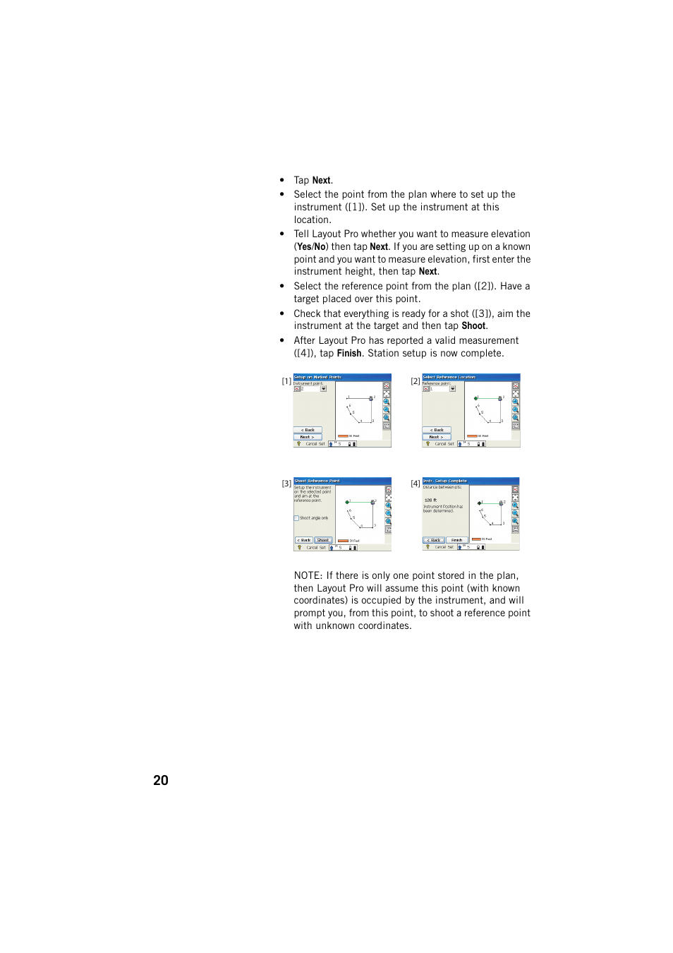 Spectra Precision Layout Pro Field Software Quick Start Guide User Manual | Page 30 / 44