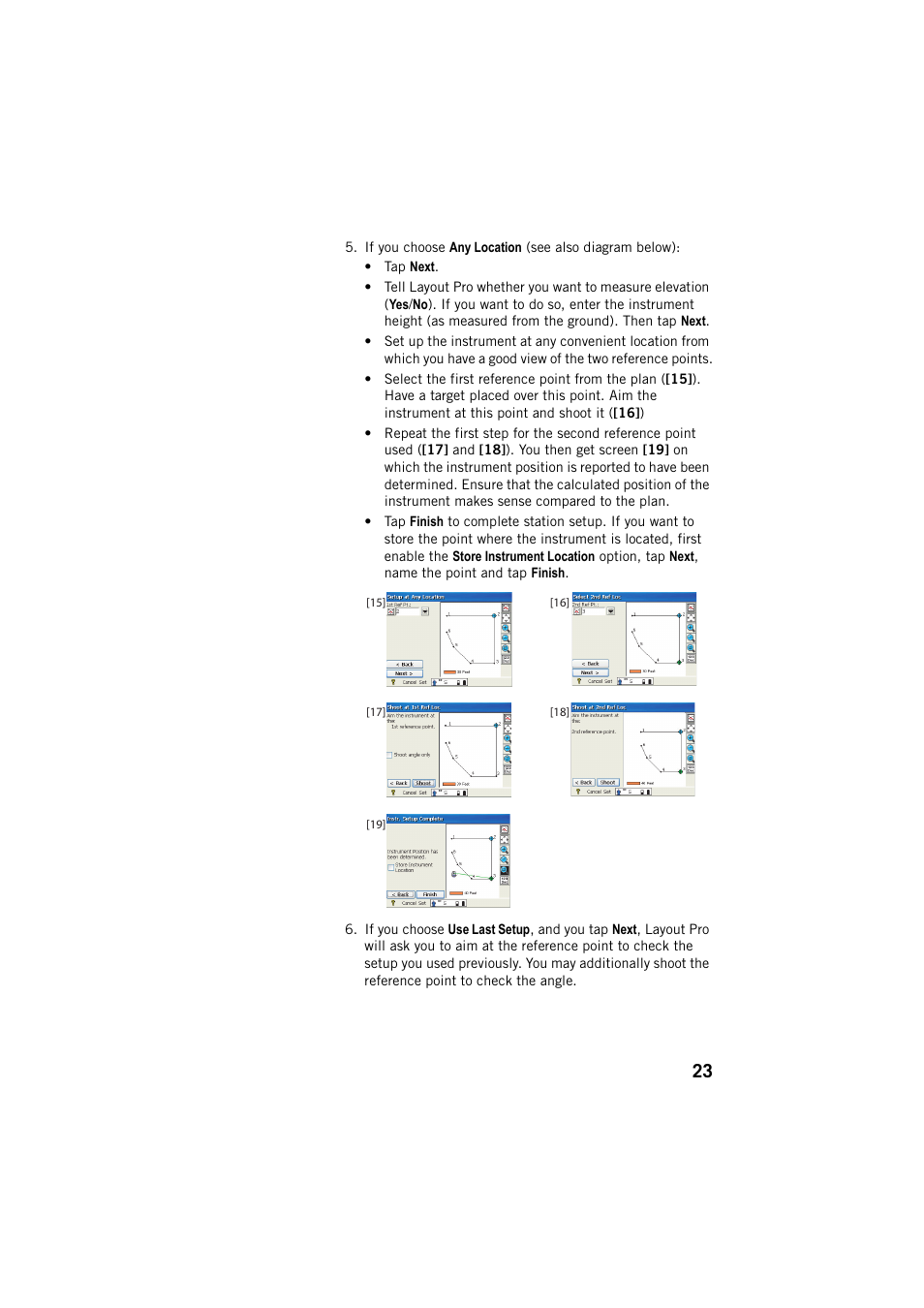 Spectra Precision Layout Pro Field Software Quick Start Guide User Manual | Page 33 / 44