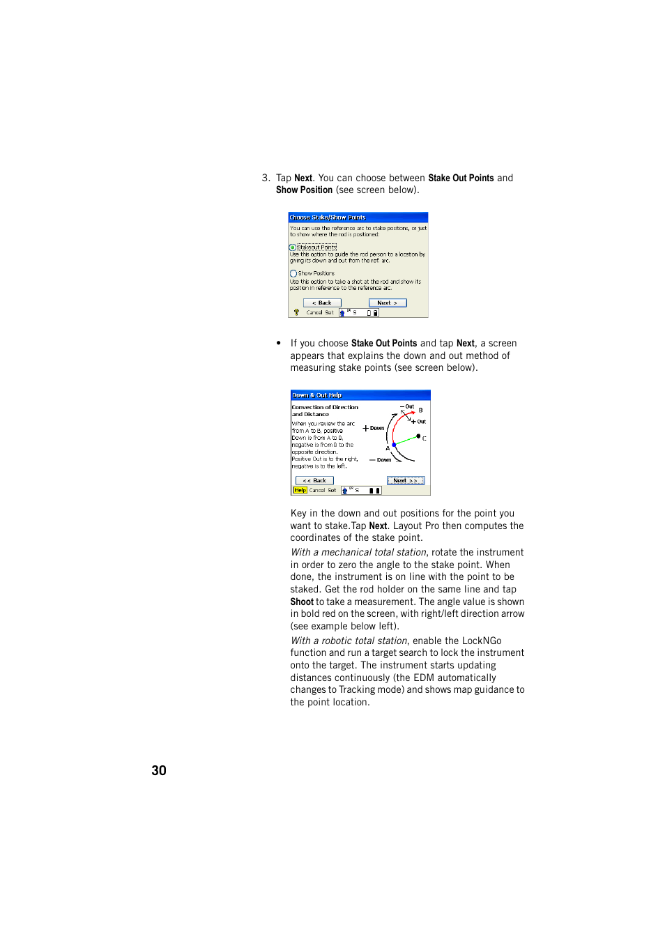 Spectra Precision Layout Pro Field Software Quick Start Guide User Manual | Page 40 / 44