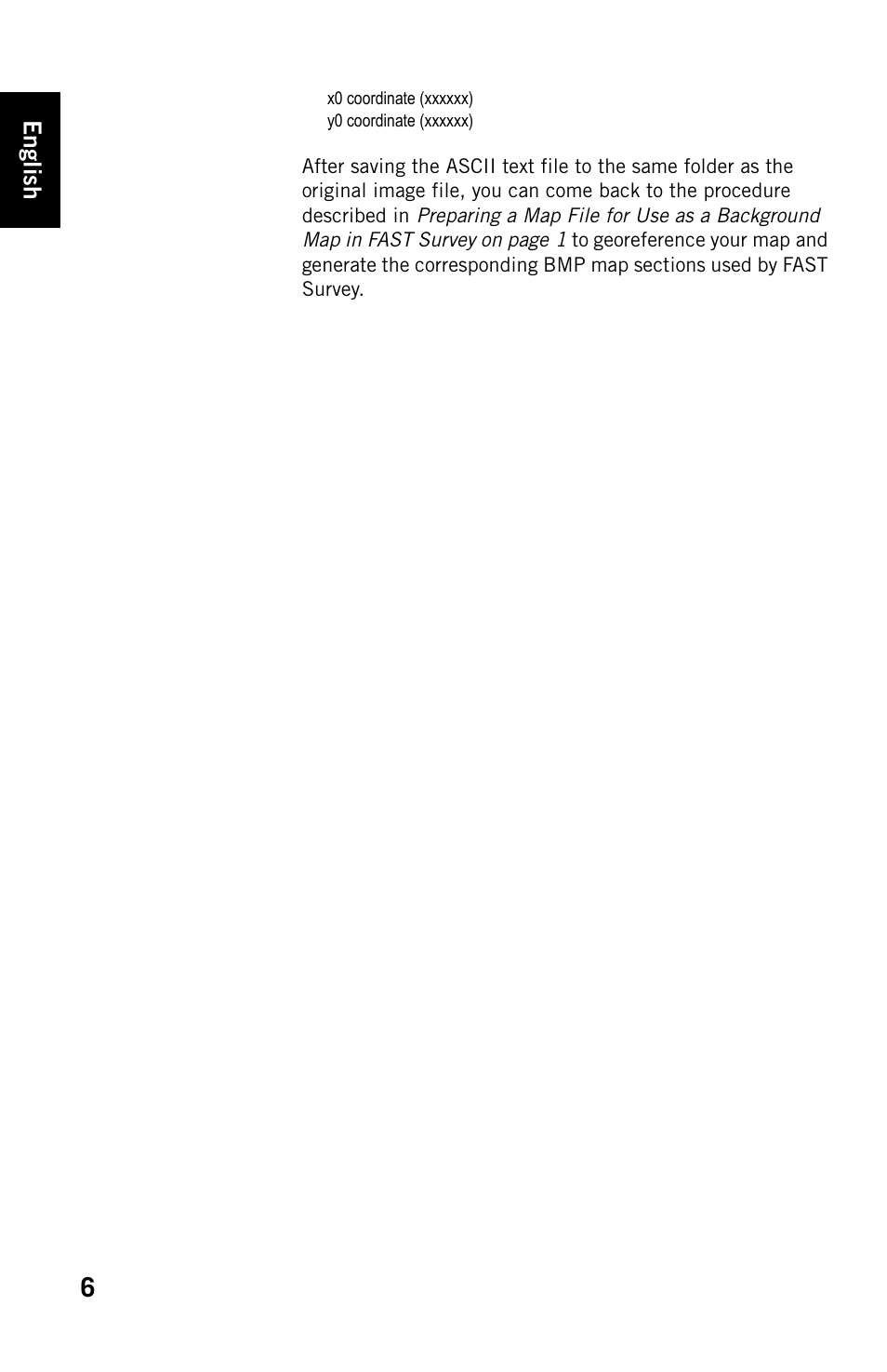 Spectra Precision FAST Survey Using a background map in FAST Survey User Manual | Page 6 / 6