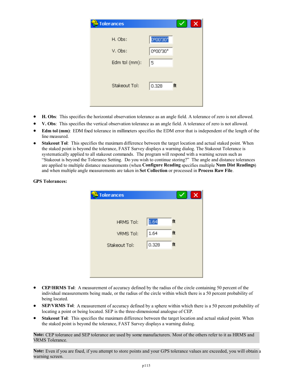 Spectra Precision FAST Survey Reference Manual User Manual | Page 117 / 398