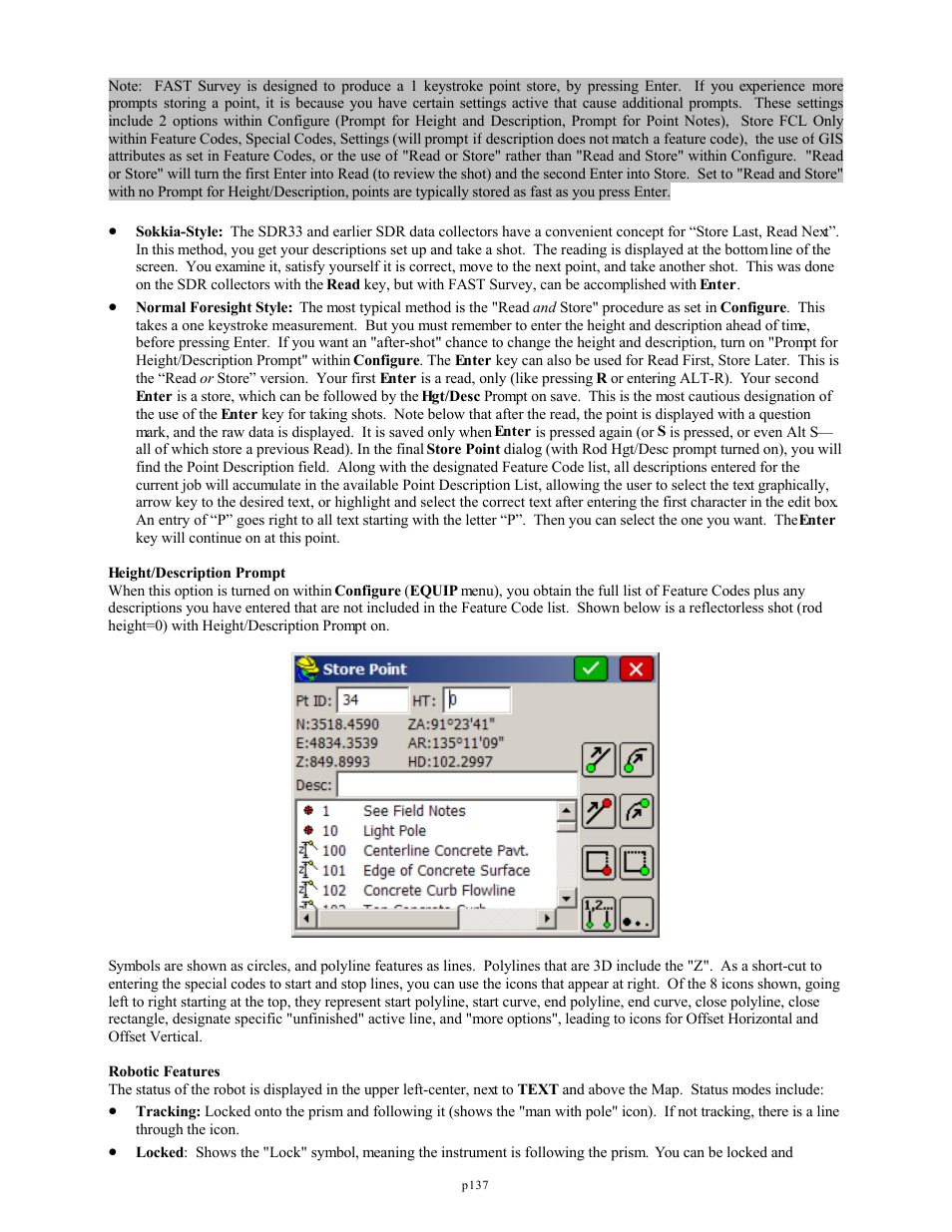 Spectra Precision FAST Survey Reference Manual User Manual | Page 139 / 398
