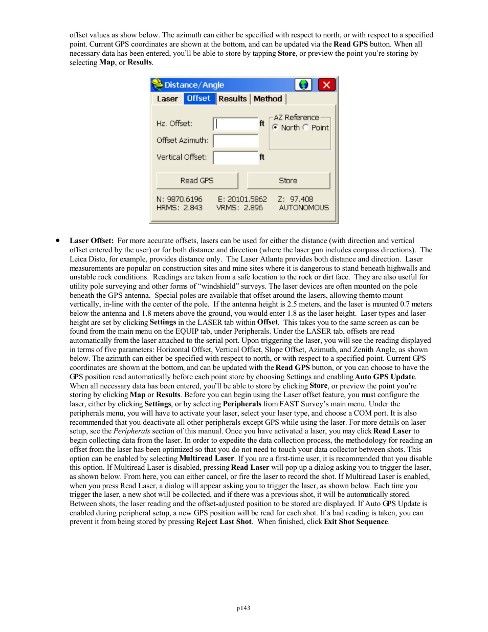 Spectra Precision FAST Survey Reference Manual User Manual | Page 145 / 398