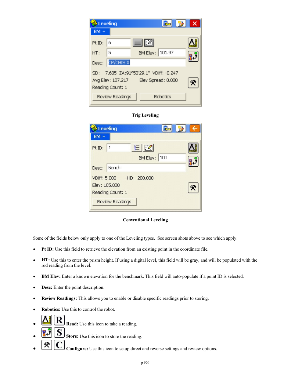 Spectra Precision FAST Survey Reference Manual User Manual | Page 192 / 398