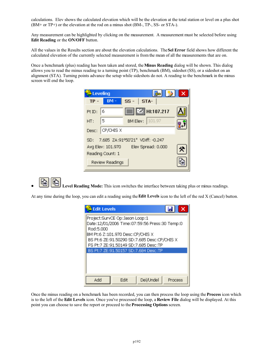 Spectra Precision FAST Survey Reference Manual User Manual | Page 194 / 398