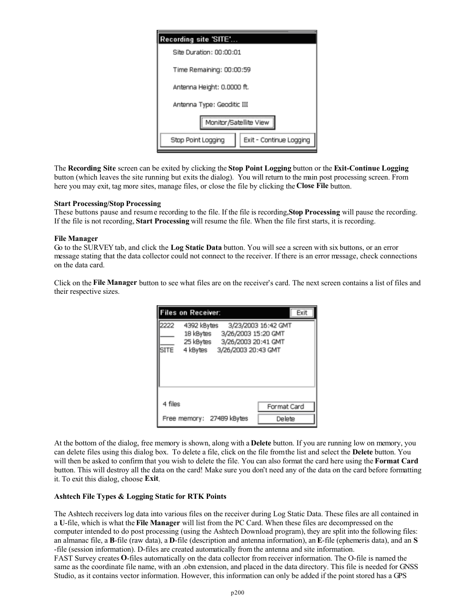 Spectra Precision FAST Survey Reference Manual User Manual | Page 202 / 398