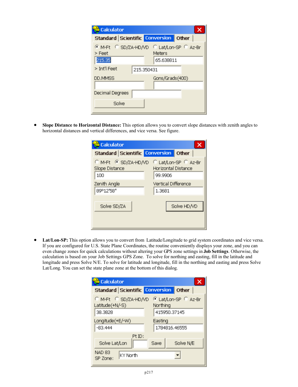 Spectra Precision FAST Survey Reference Manual User Manual | Page 219 / 398