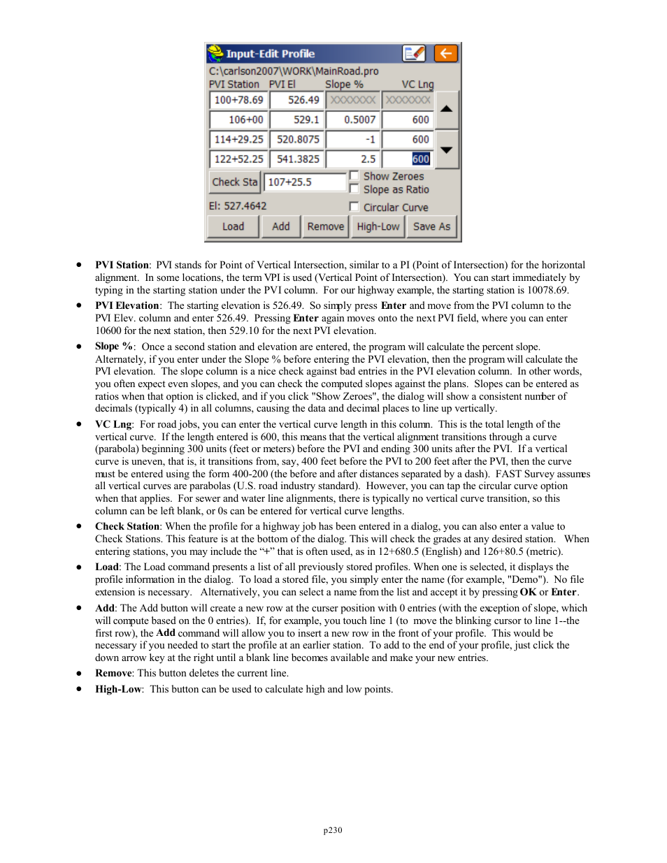 Spectra Precision FAST Survey Reference Manual User Manual | Page 232 / 398