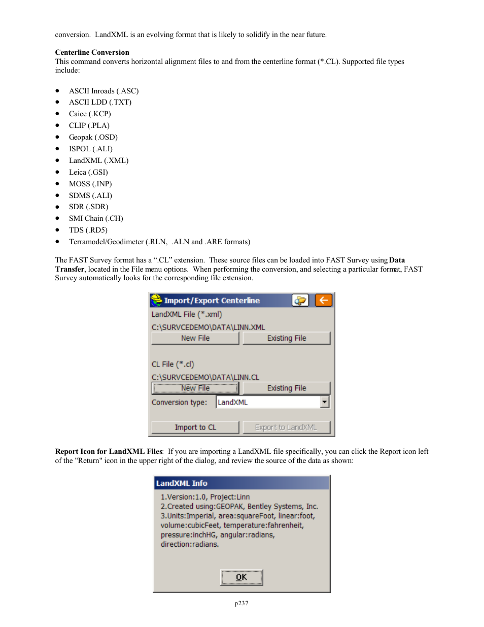 Spectra Precision FAST Survey Reference Manual User Manual | Page 239 / 398