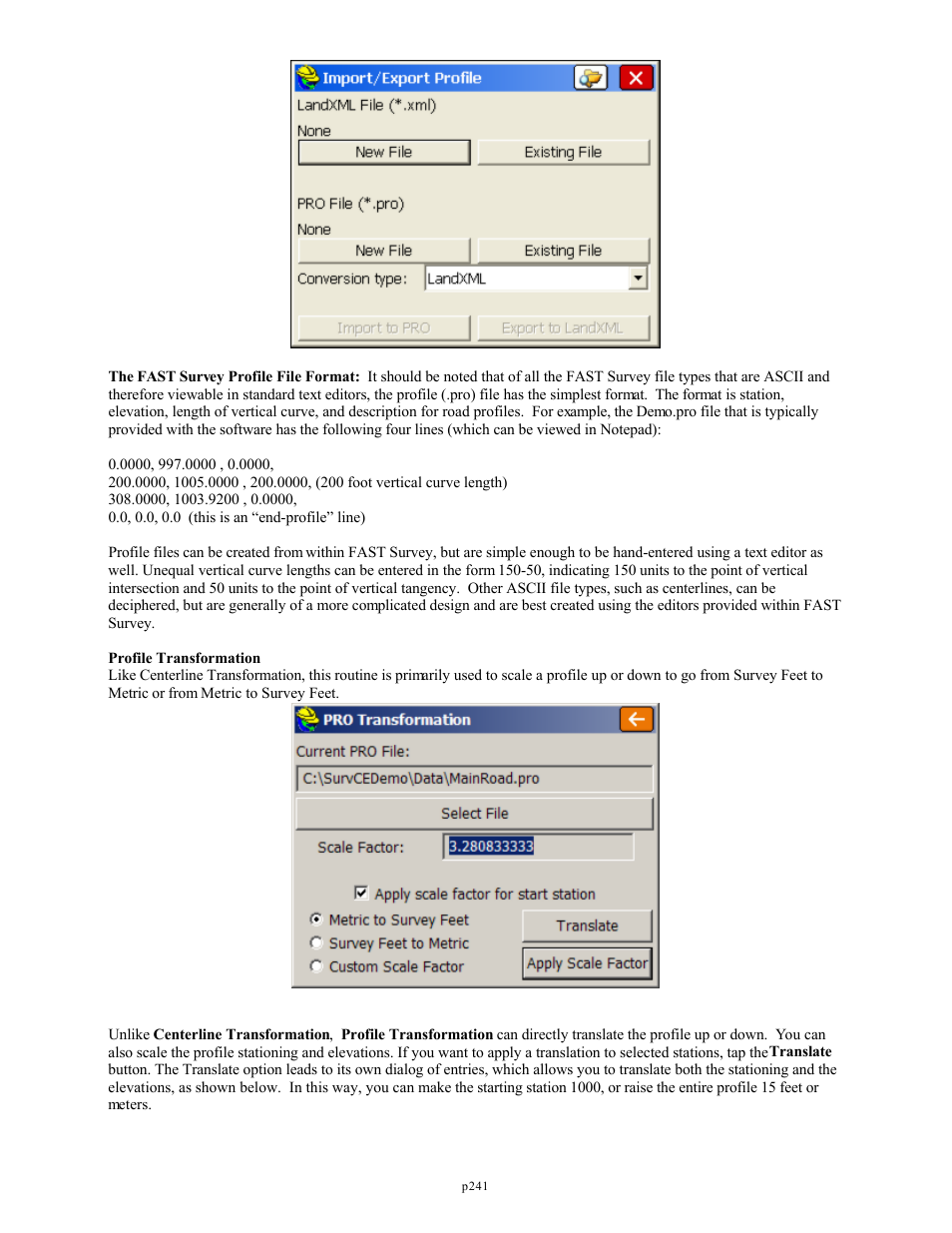 Spectra Precision FAST Survey Reference Manual User Manual | Page 243 / 398