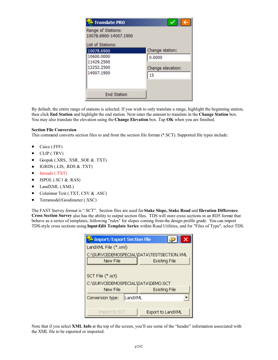 Spectra Precision FAST Survey Reference Manual User Manual | Page 244 / 398