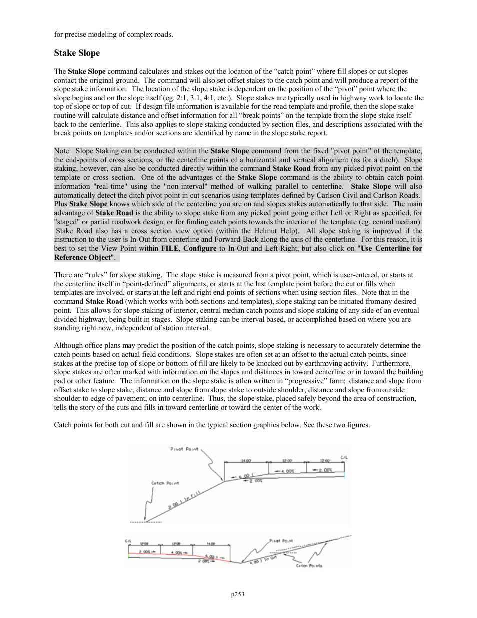 Stake slope | Spectra Precision FAST Survey Reference Manual User Manual | Page 255 / 398