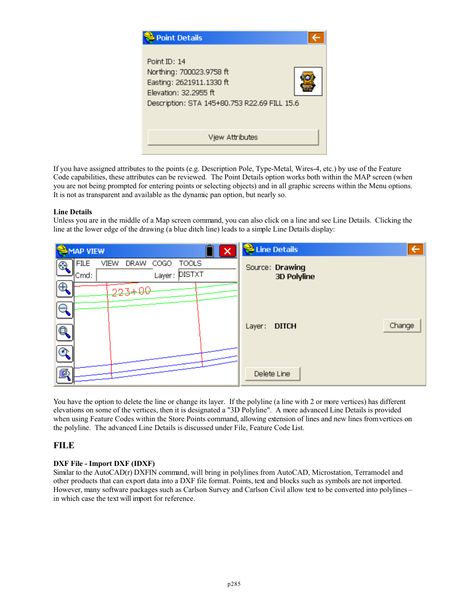 File | Spectra Precision FAST Survey Reference Manual User Manual | Page 287 / 398