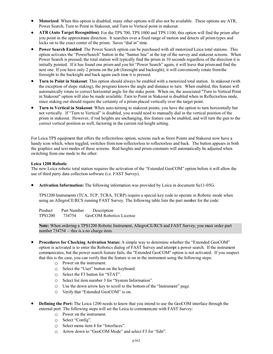 Spectra Precision FAST Survey Reference Manual User Manual | Page 364 / 398