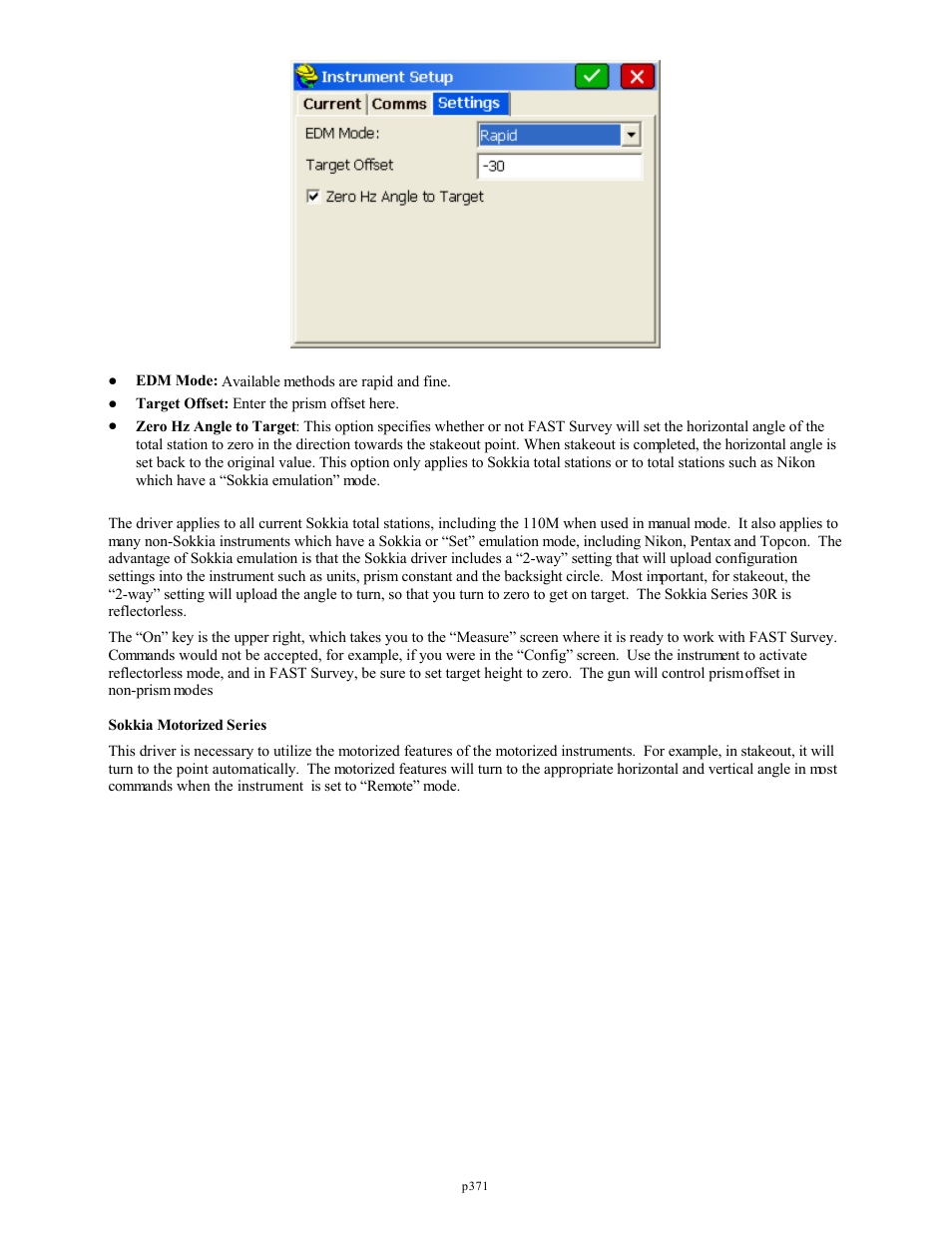 Spectra Precision FAST Survey Reference Manual User Manual | Page 373 / 398