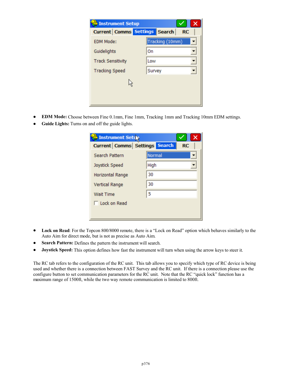 Spectra Precision FAST Survey Reference Manual User Manual | Page 378 / 398