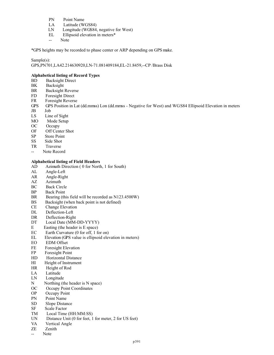 Spectra Precision FAST Survey Reference Manual User Manual | Page 393 / 398