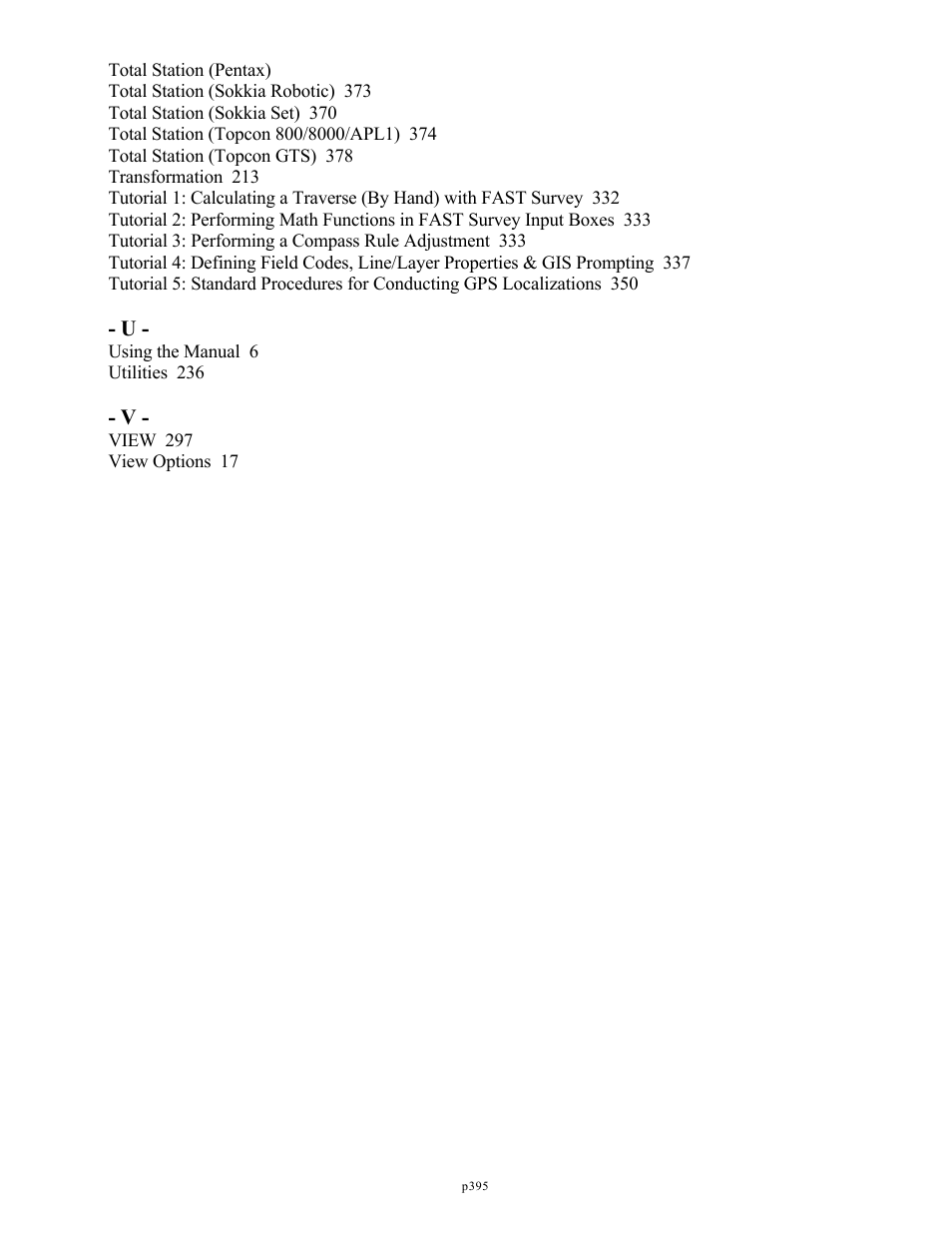 Spectra Precision FAST Survey Reference Manual User Manual | Page 397 / 398