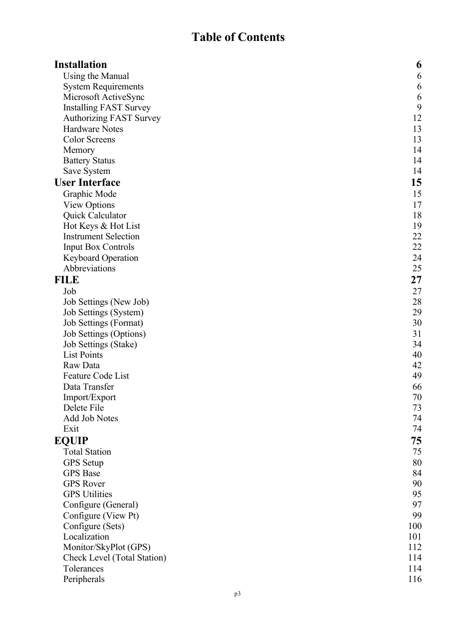 Spectra Precision FAST Survey Reference Manual User Manual | Page 5 / 398