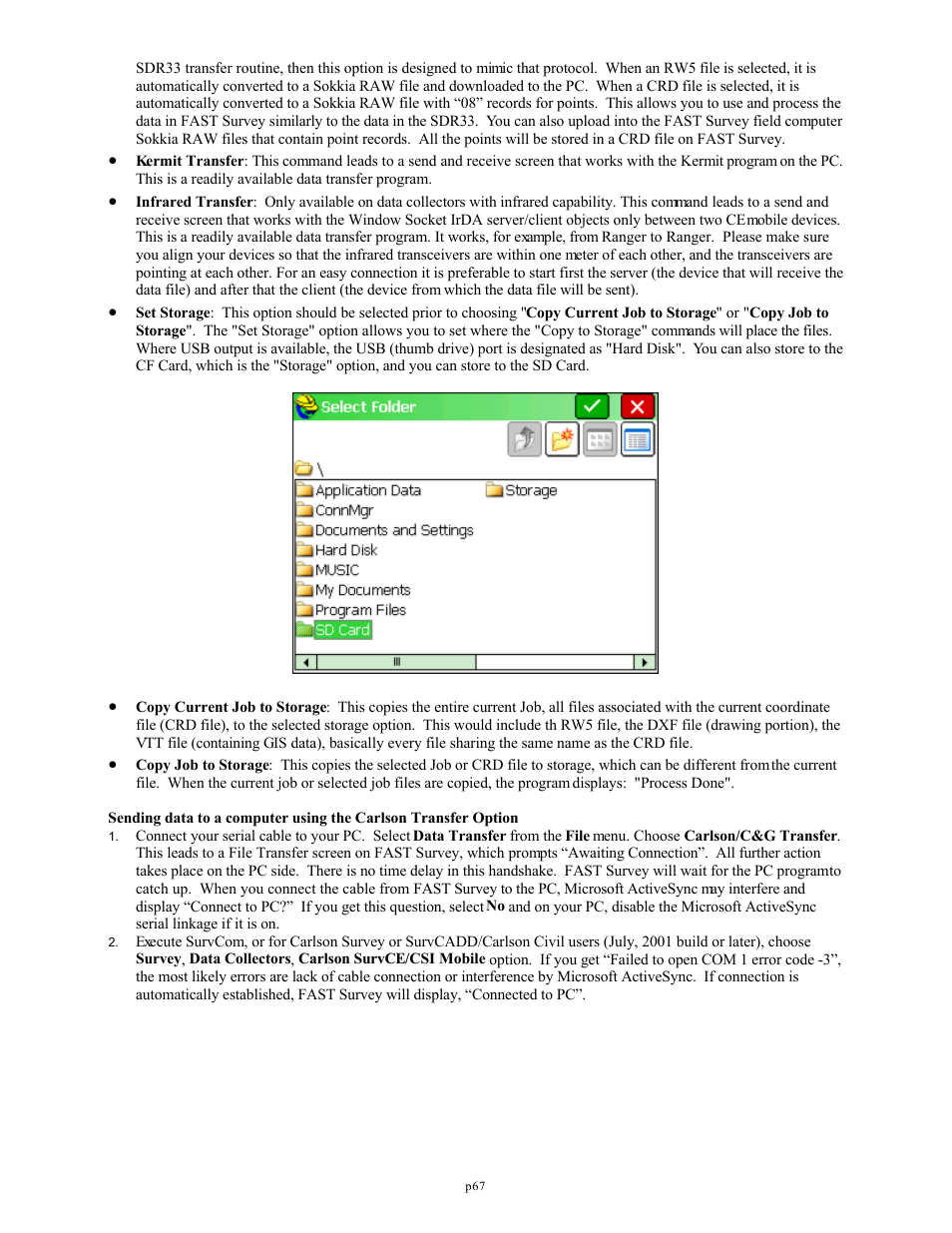 Spectra Precision FAST Survey Reference Manual User Manual | Page 69 / 398