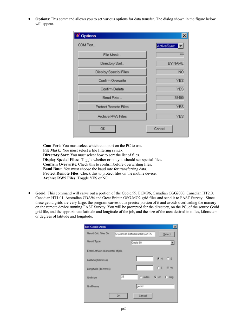 Spectra Precision FAST Survey Reference Manual User Manual | Page 71 / 398