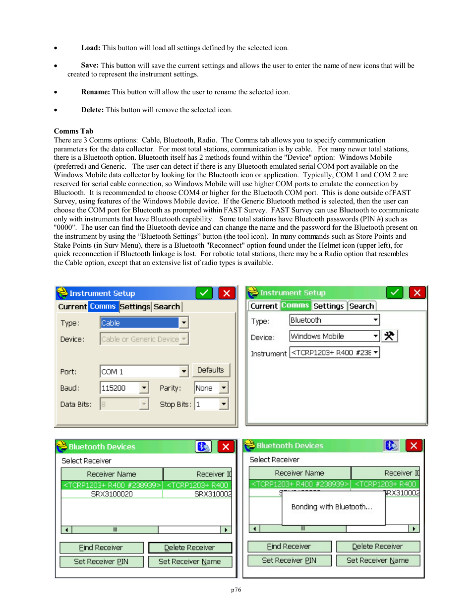 Spectra Precision FAST Survey Reference Manual User Manual | Page 78 / 398