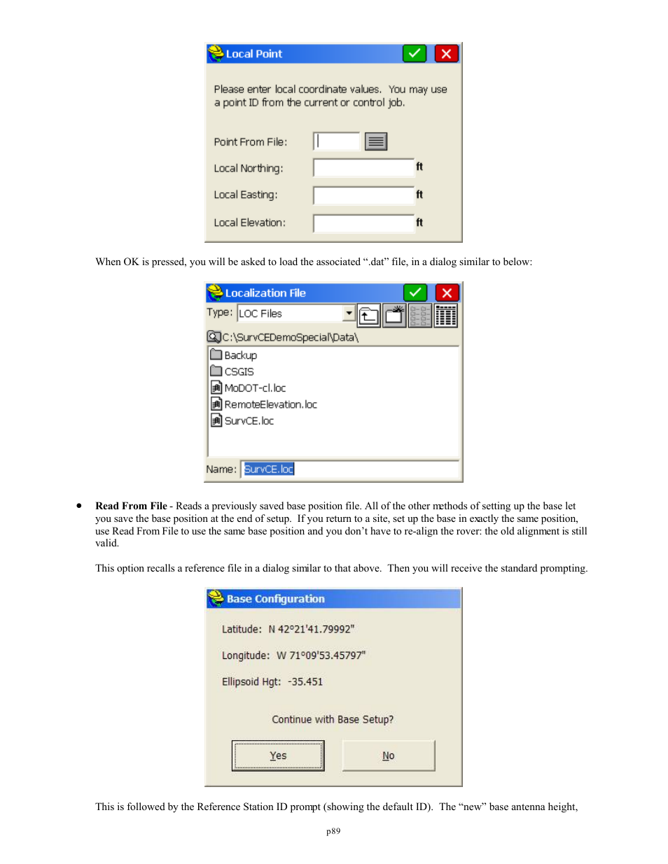 Spectra Precision FAST Survey Reference Manual User Manual | Page 91 / 398