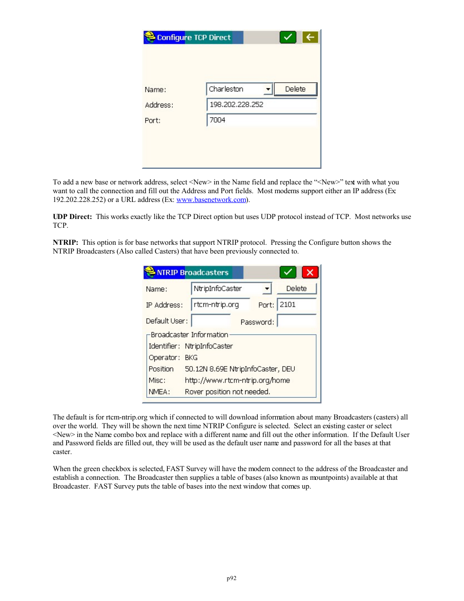 Spectra Precision FAST Survey Reference Manual User Manual | Page 94 / 398