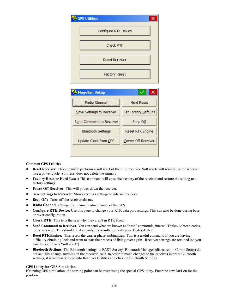 Spectra Precision FAST Survey Reference Manual User Manual | Page 98 / 398