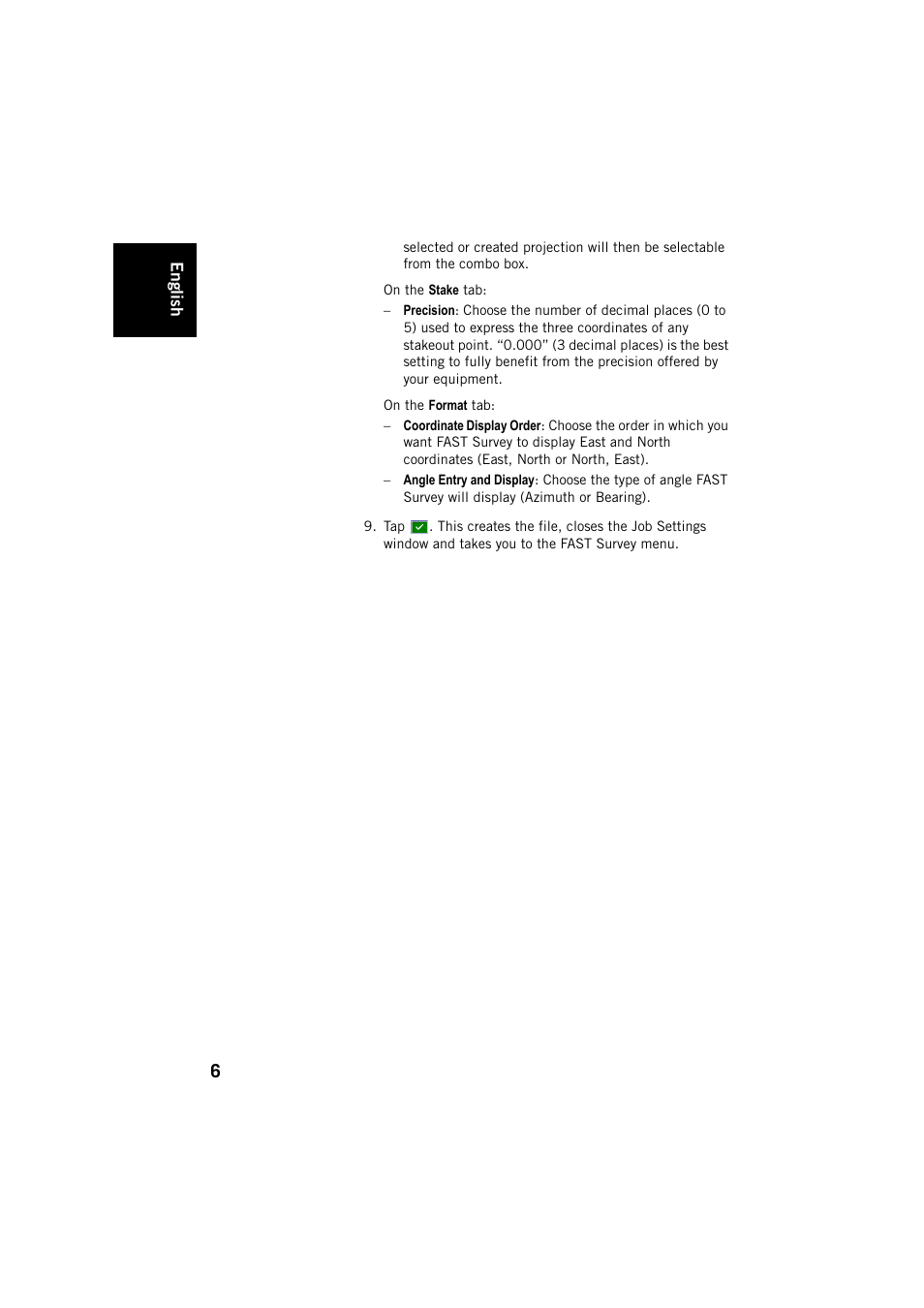 Spectra Precision FAST Survey User Manual | Page 14 / 68