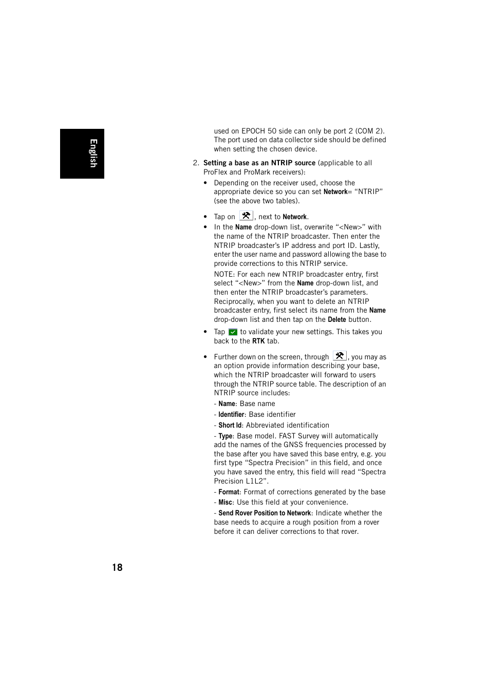 Spectra Precision FAST Survey User Manual | Page 26 / 68