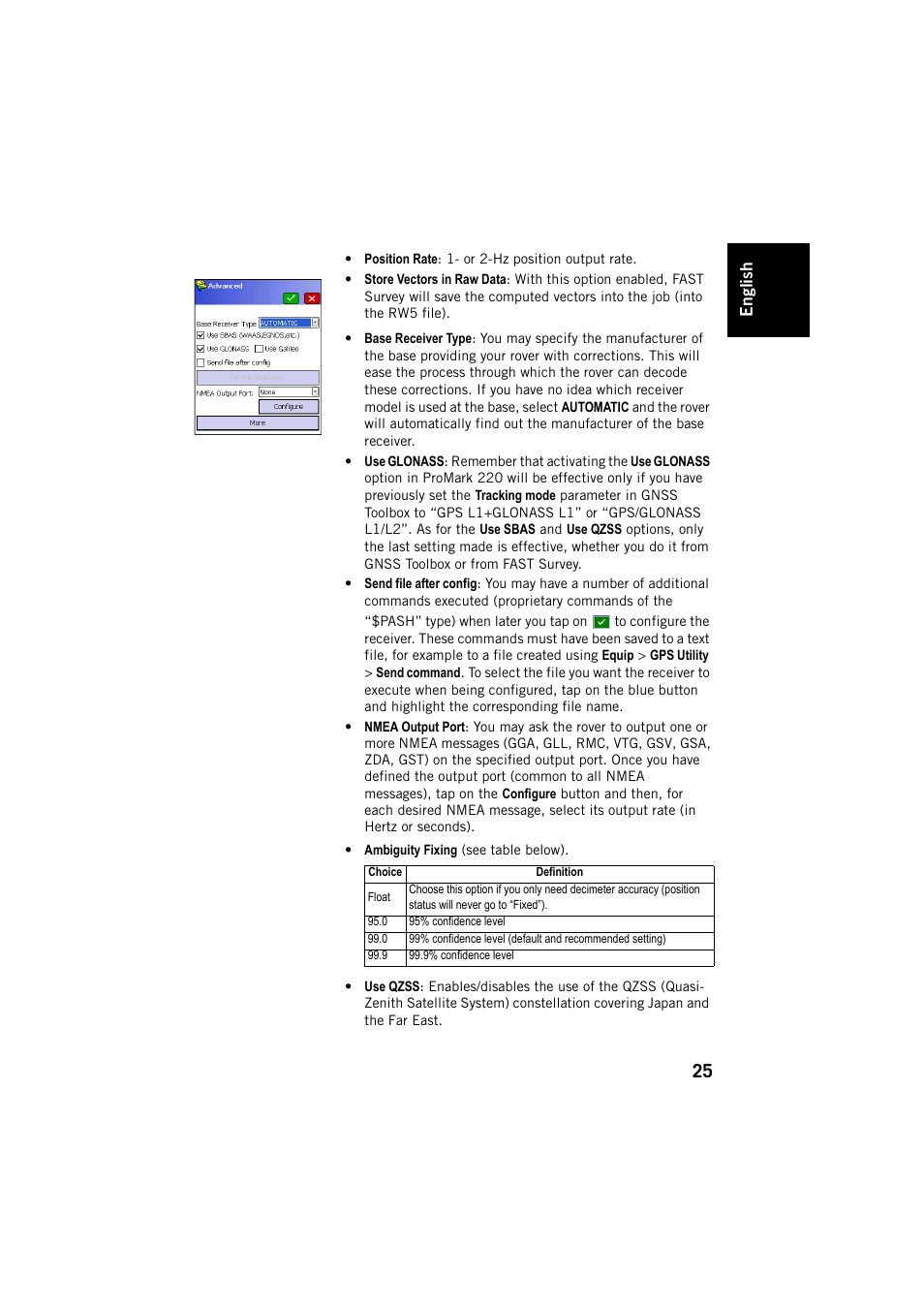 Spectra Precision FAST Survey User Manual | Page 33 / 68