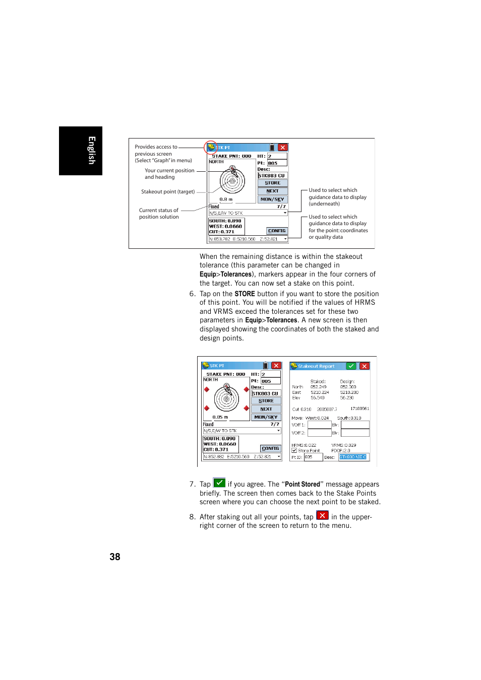 English | Spectra Precision FAST Survey User Manual | Page 46 / 68