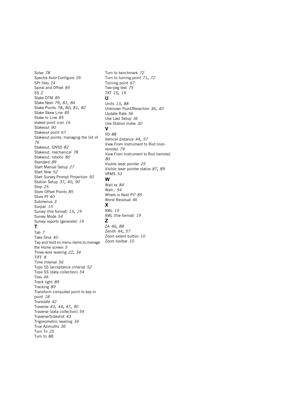 Spectra Precision Survey Pro v5.4 User Manual | Page 113 / 114