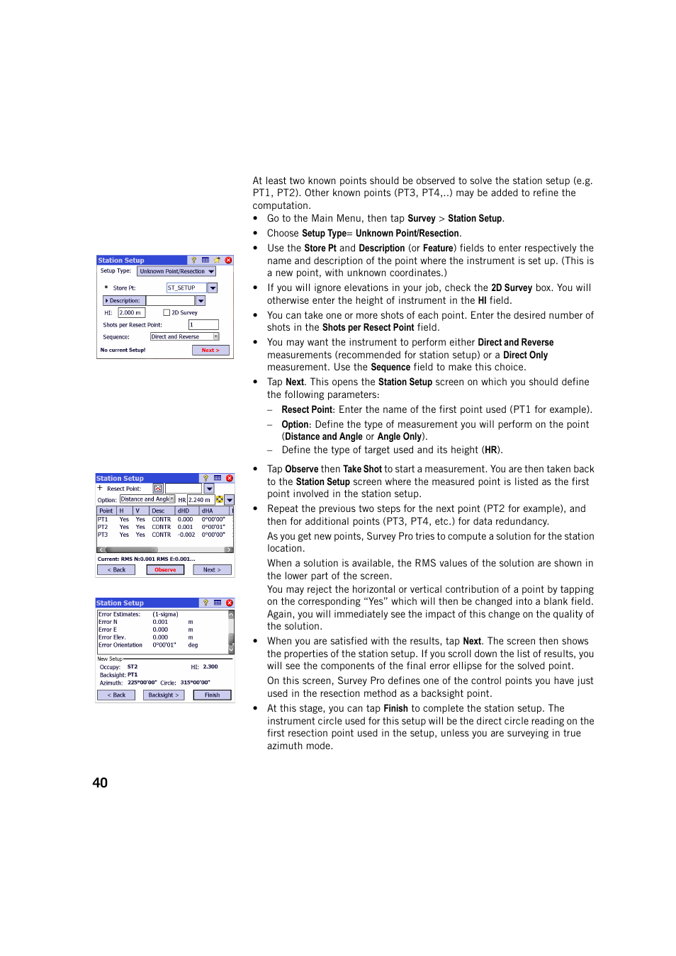Spectra Precision Survey Pro v5.4 User Manual | Page 50 / 114