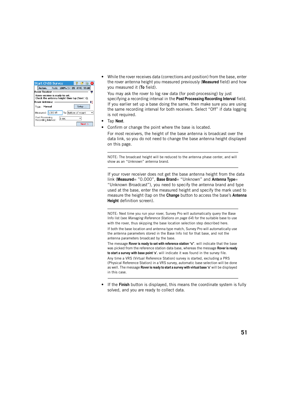 Spectra Precision Survey Pro v5.4 User Manual | Page 61 / 114