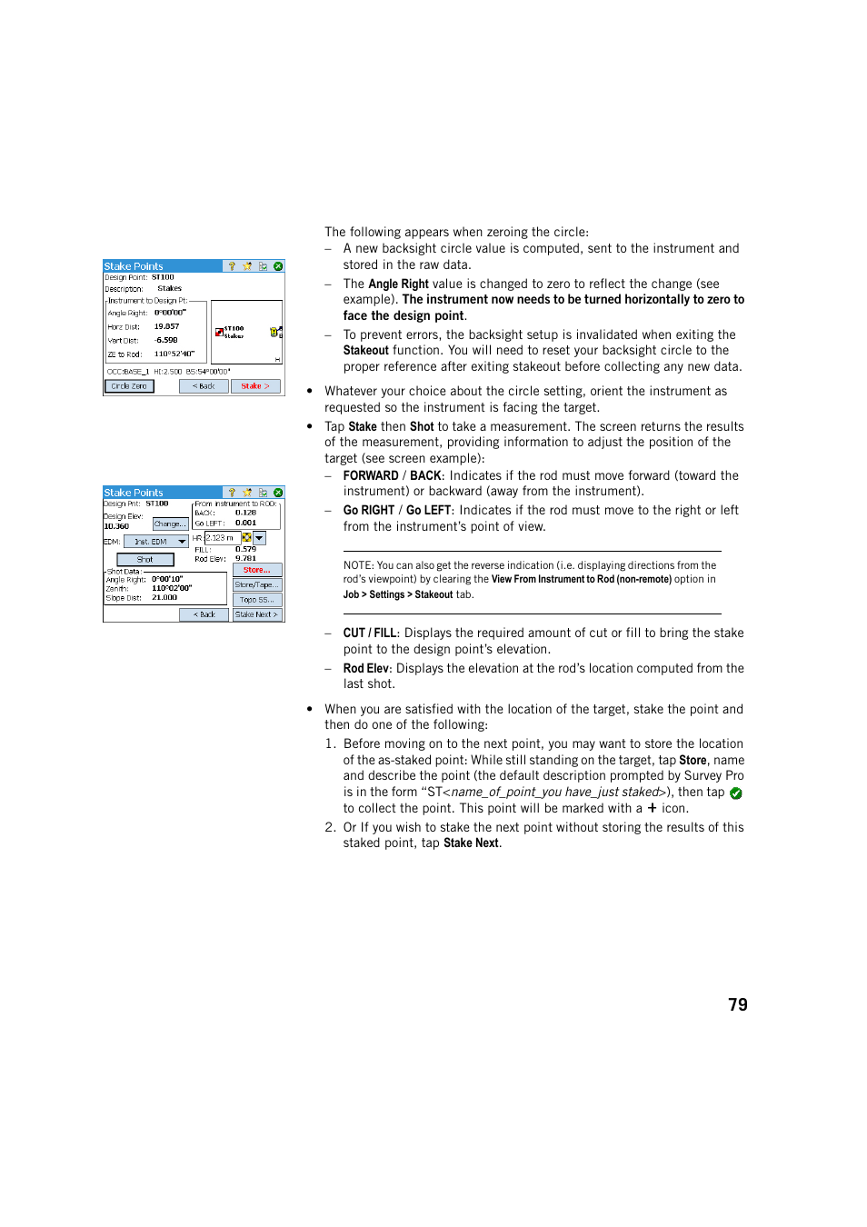 Spectra Precision Survey Pro v5.4 User Manual | Page 89 / 114