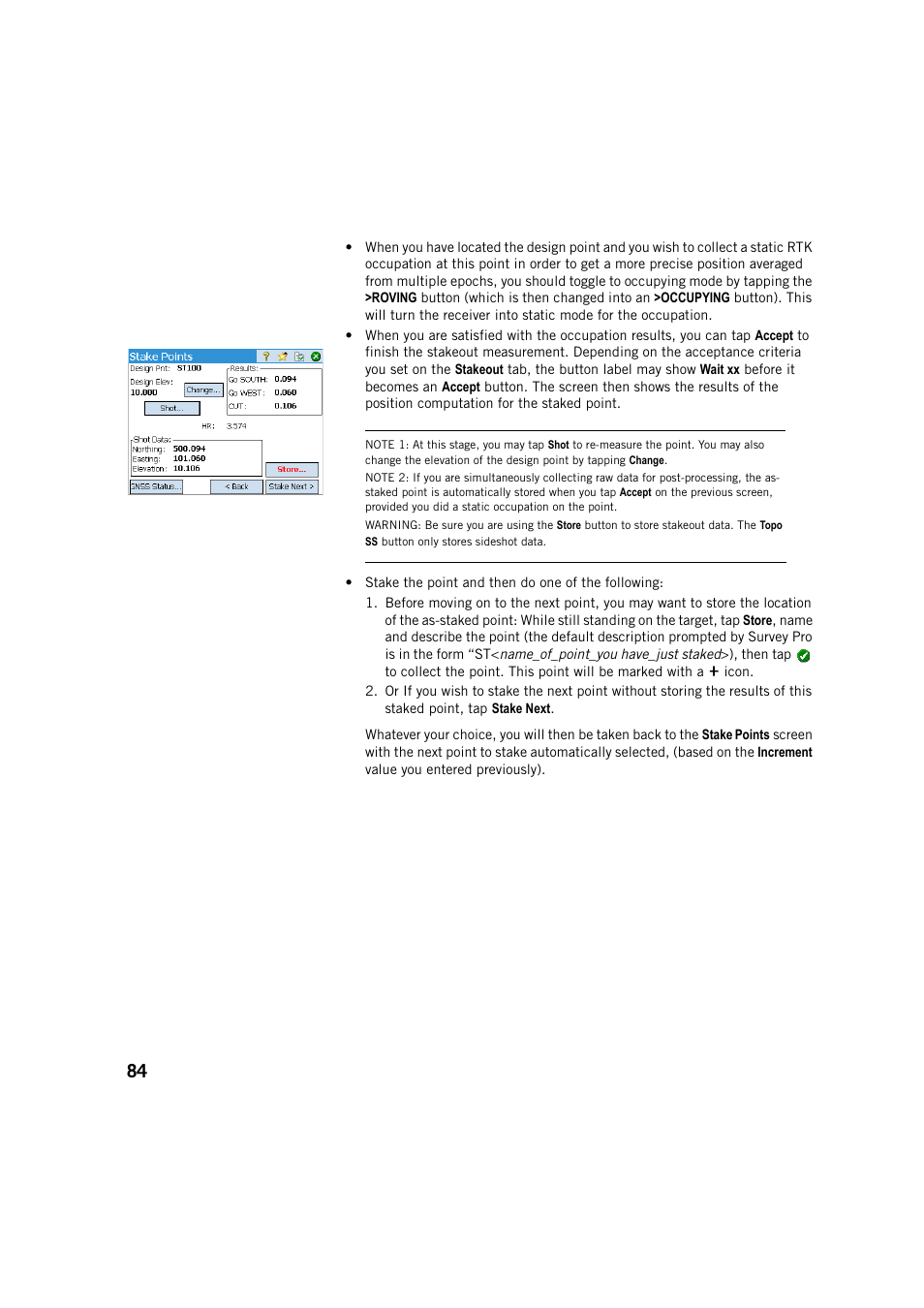 Spectra Precision Survey Pro v5.4 User Manual | Page 94 / 114