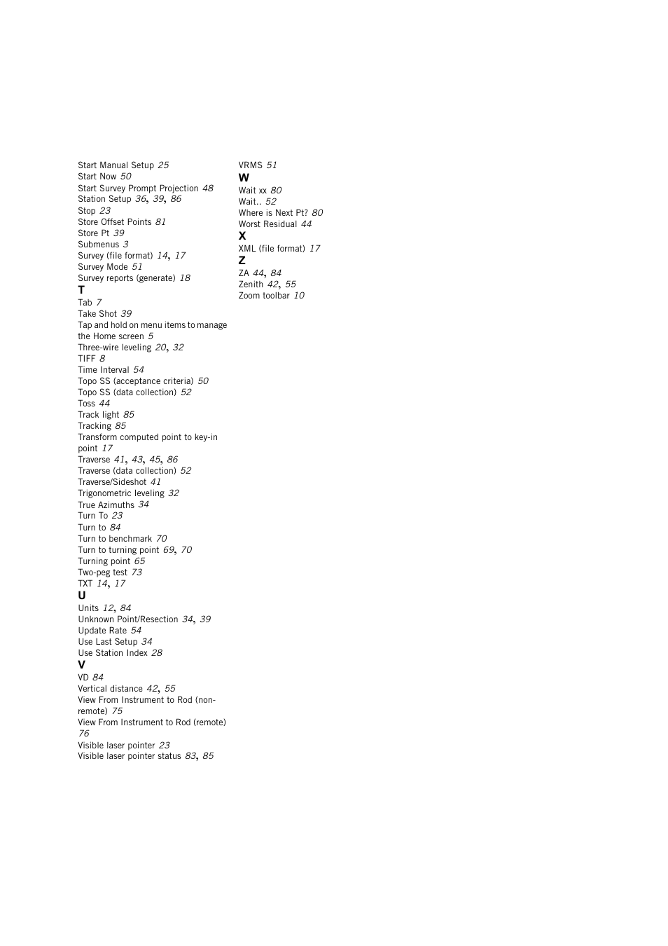 Spectra Precision Survey Pro v5.3 User Manual | Page 105 / 106