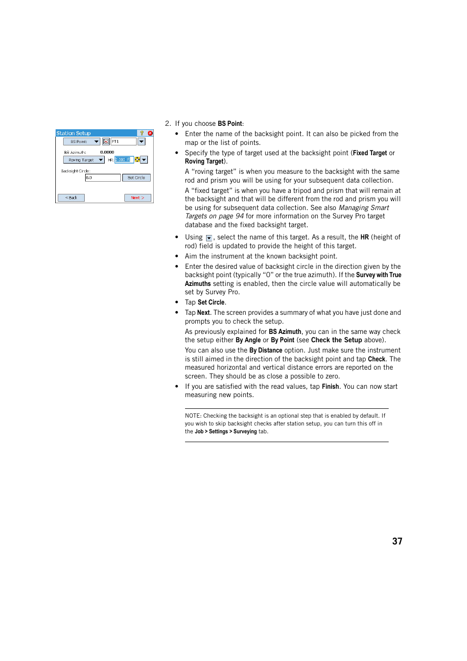 Spectra Precision Survey Pro v5.3 User Manual | Page 45 / 106