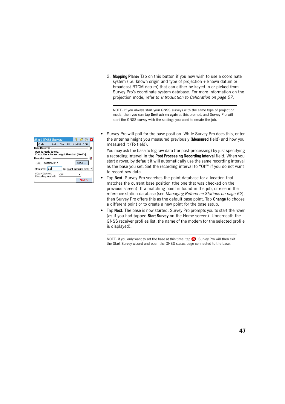 Spectra Precision Survey Pro v5.3 User Manual | Page 55 / 106