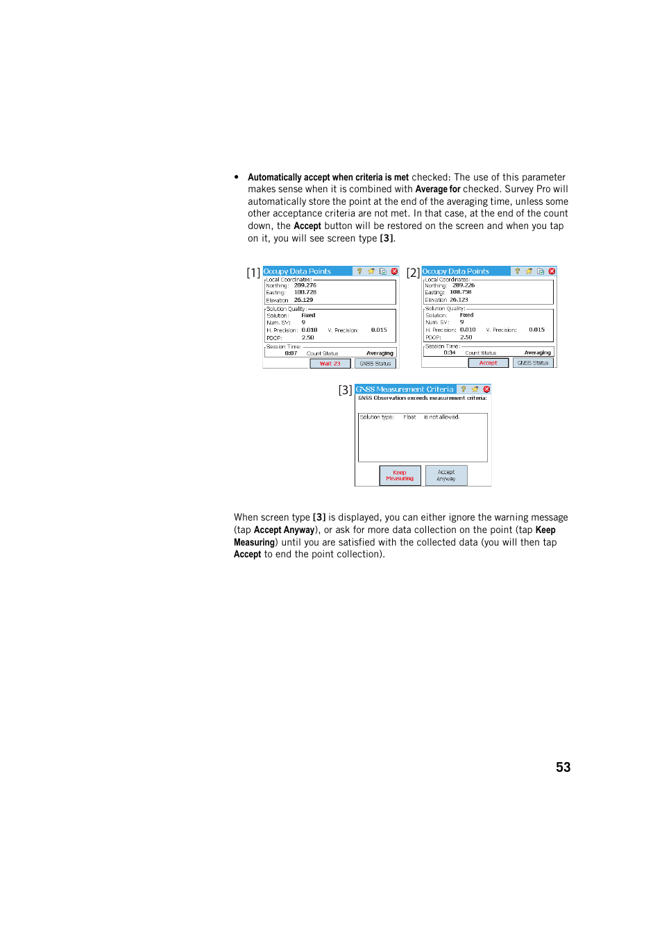 Spectra Precision Survey Pro v5.3 User Manual | Page 61 / 106