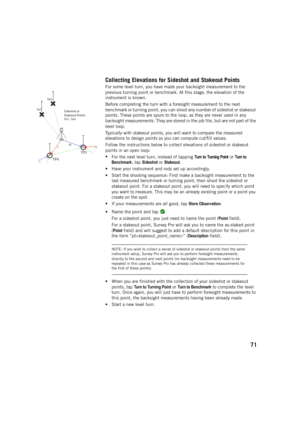 Spectra Precision Survey Pro v5.3 User Manual | Page 79 / 106